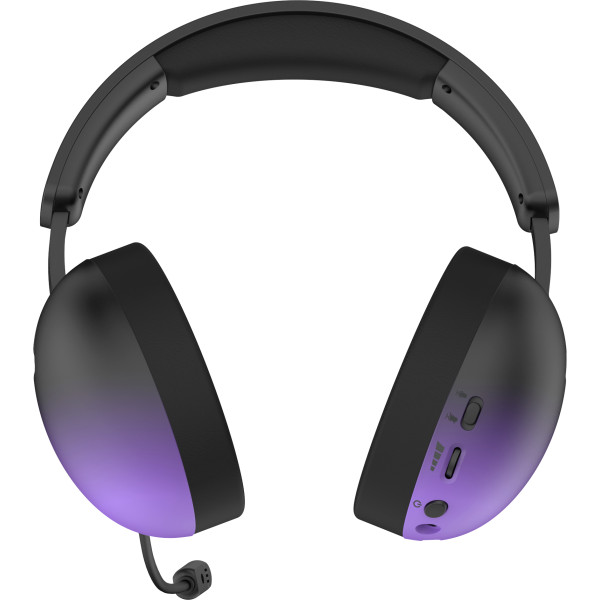 Фото - Гарнітура бездротова ігрова Hator Hellyberry HH30 PRO wireless (HH30_PRO_wireless_BV) black-violet gradient