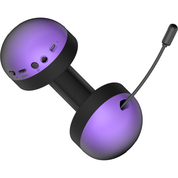 Фото - Гарнітура бездротова ігрова Hator Hellyberry HH30 PRO wireless (HH30_PRO_wireless_BV) black-violet gradient