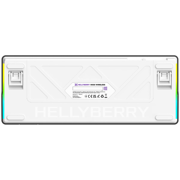 Фото - Клавиатура беспроводная игровая Hator Hellyberry HK60 wireless White-Violet (HK60_wireless)