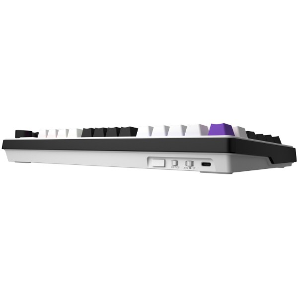 Фото - Клавиатура беспроводная игровая Hator Hellyberry HK75 РRO wireless White-Violet (HK75_PRO_wireless)
