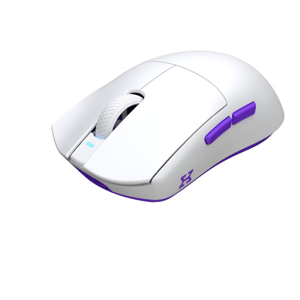 Фото - Мышь беспроводная игровая Hator Hellyberry HM47 wireless (HM47_white_violet)