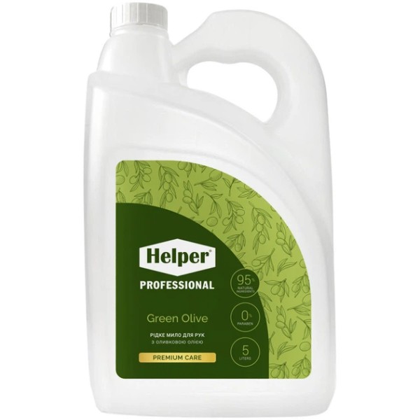 Фото - Рідке мило для рук Helper Преміум Green Olivе 5л