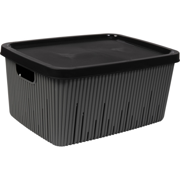 Фото - Корзина для зберігання Herevin Grey 18 л (161383-012)