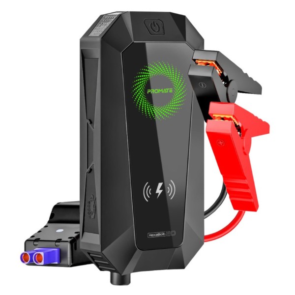 Фото - Пускозарядний пристрій Promate 19200mAh (Hexabolt-20.Black) Фото - Пускозарядний пристрій Promate 19200mAh (Hexabolt-20.Black)