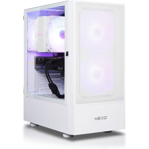 Фото - Системний блок HEXO Gaming Mainstream Pro (HGMP-7500FN5060TI-32S1TWH) White Фото - Системний блок HEXO Gaming Mainstream Pro (HGMP-7500FN5060TI-32S1TWH) White