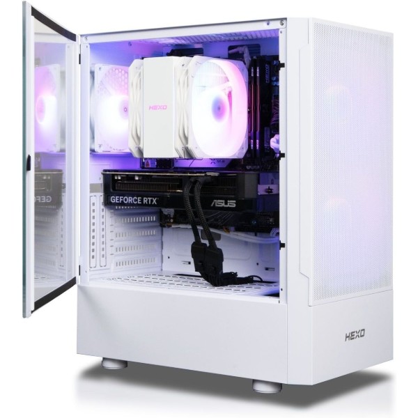 Фото - Системний блок HEXO Gaming Mainstream Pro (HGMP-7500FN5060TI-32S1TWH) White