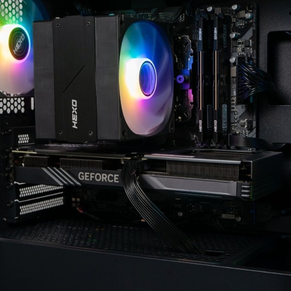 Фото - Системний блок HEXO Gaming TwinFront Pro (HGP-B850TF7700N508-D532S1TBK) Black