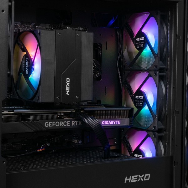 Фото - Системний блок HEXO Gaming TwinFront Pro+ (HGP-GTF570XN5070-D432S1TBK) Black