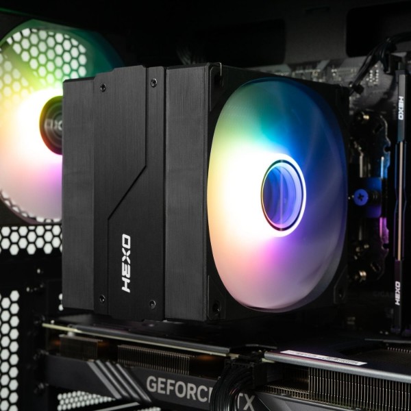 Фото - Системний блок HEXO Gaming TwinFront Pro+ (HGP-GTF570XN5070-D432S1TBK) Black