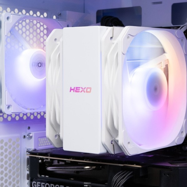 Фото - Системный блок HEXO Gaming TwinFront Pro+ (HGP-TF560XN5060-D432S1TWH) White