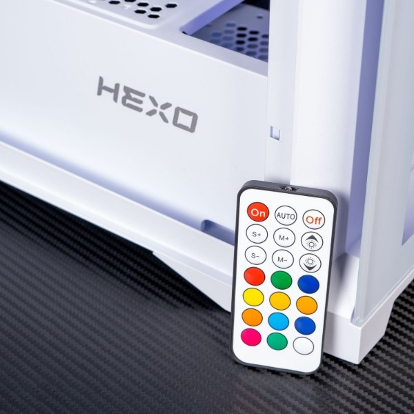 Фото - Системний блок HEXO Gaming TwinFront Pro (HGP-TF7500FN507-D532S1TWH) White
