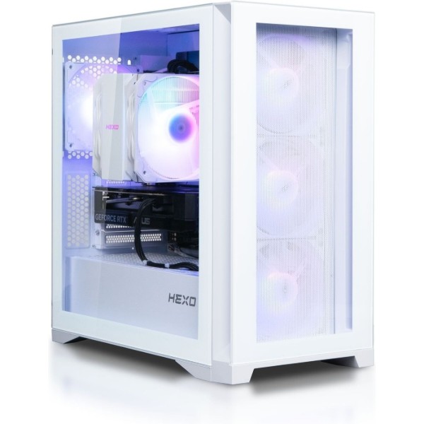 Фото - Системний блок HEXO Gaming TwinFront Pro (HGP-TF7500FN507-D532S1TWH) White Фото - Системний блок HEXO Gaming TwinFront Pro (HGP-TF7500FN507-D532S1TWH) White