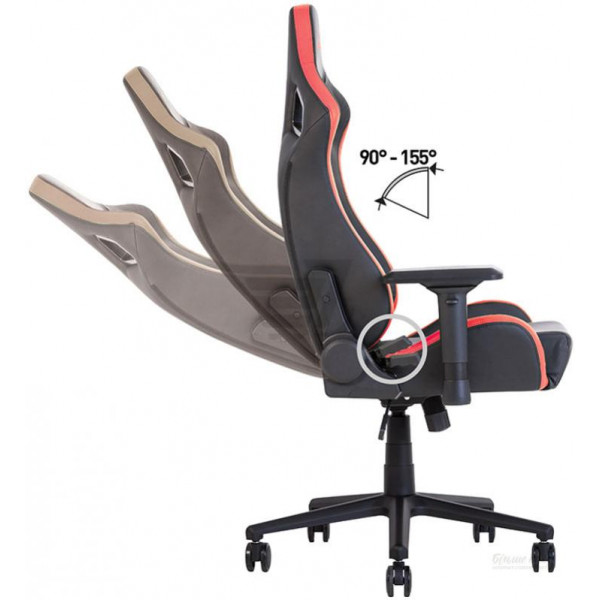Фото - Крісло для геймерів HEXTER PRO R4D TILT MB70 ECO/01 BLACK/RED