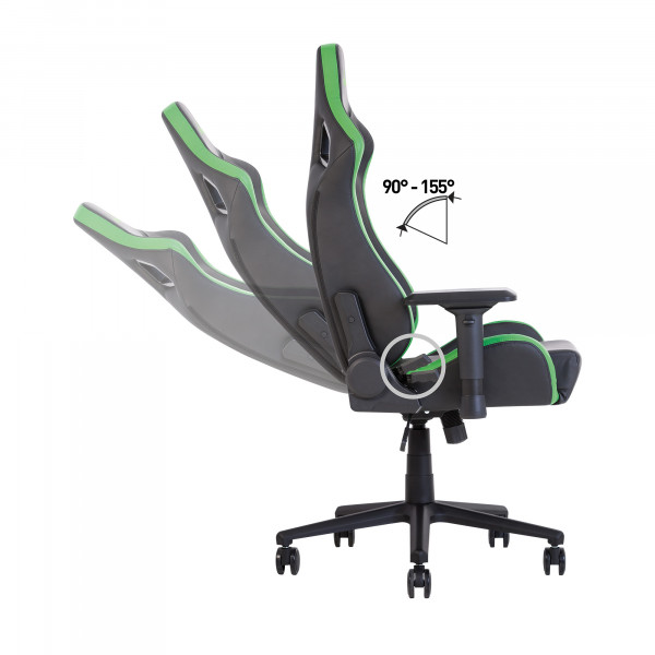 Фото - Крісло для геймерів HEXTER PRO R4D TILT MB70 ECO/01 BLACK/GREEN