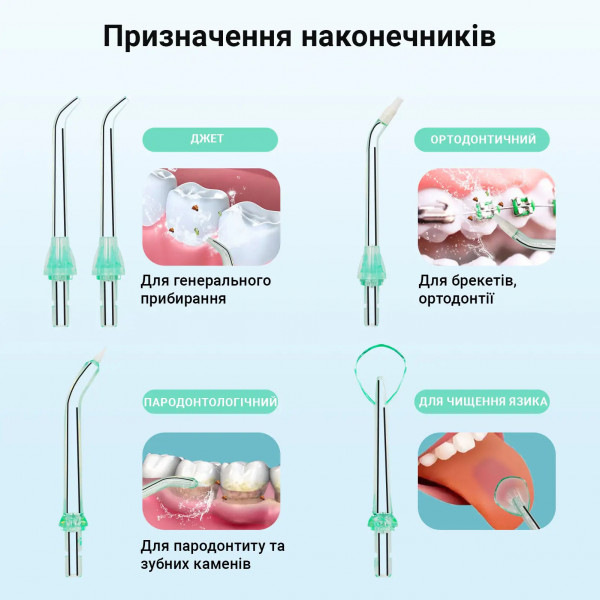Фото - Іригатор H2OFloss HF-10 Mini Green