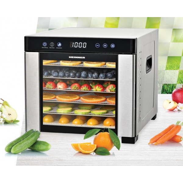 Фото - Сушилка для фруктов и овощей Heinner HFD-KD600SS
