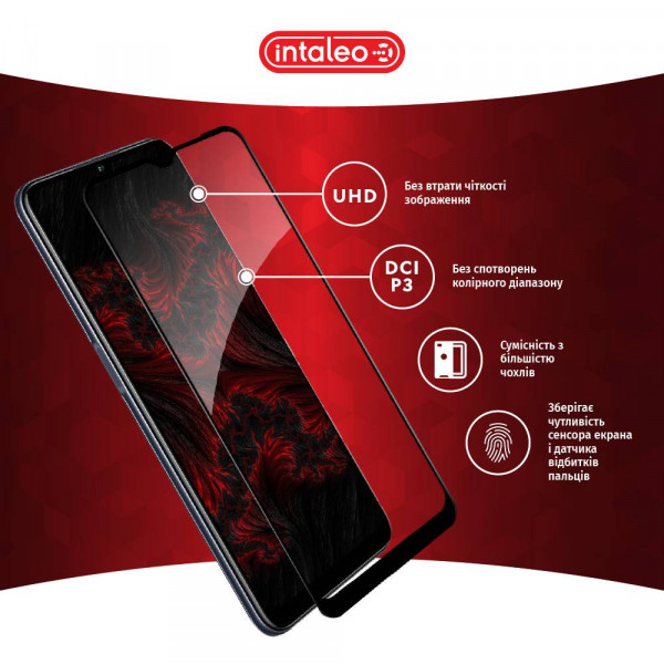 Фото - Захисне скло для смартфону Intaleo Full Glue for Oppo A55 5G Black (1283126522116)