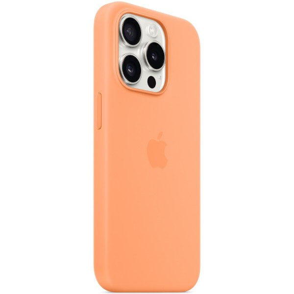 Фото - Чехол для смартфона Apple Silicone Case with MagSafe iPhone 15 Pro Orange Sorbet (MT1H3)