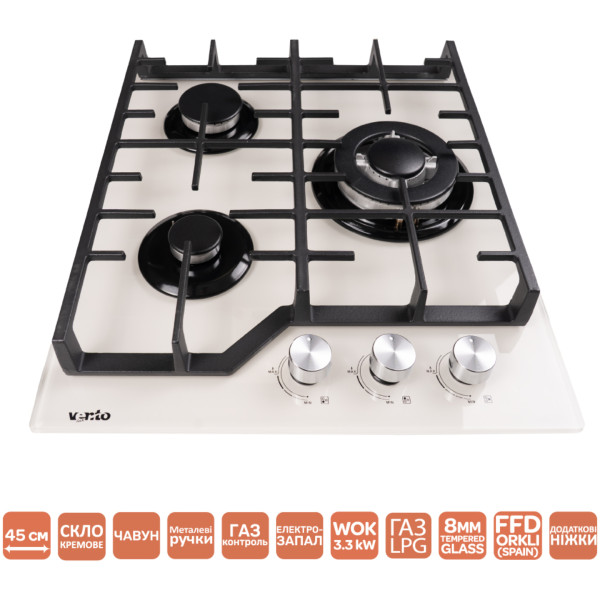 Фото - Варочная панель газовая Ventolux HG430 L7G CEST (IVORY)