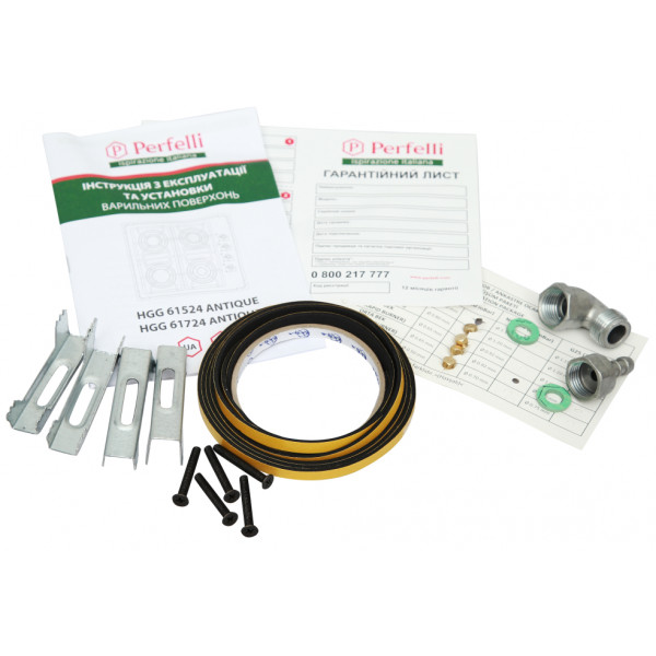 Фото - Варочная панель газовая Perfelli HGG 61724 BL ANTIQUE