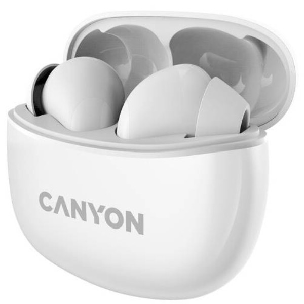 Фото - Навушники вкладиші бездротові TWS Canyon TWS-5 (CNS-TWS5W) White