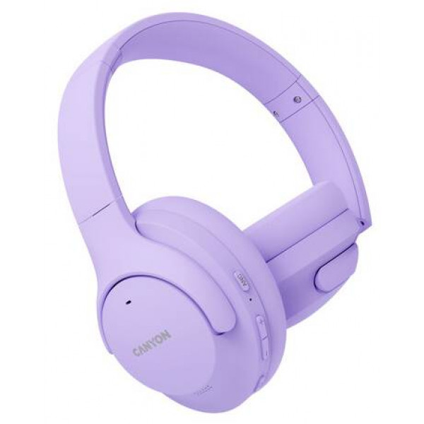Фото - Наушники полноразмерные беспроводные Canyon OnRiff 10 ANC Purple (CNS-CBTHS10PU)