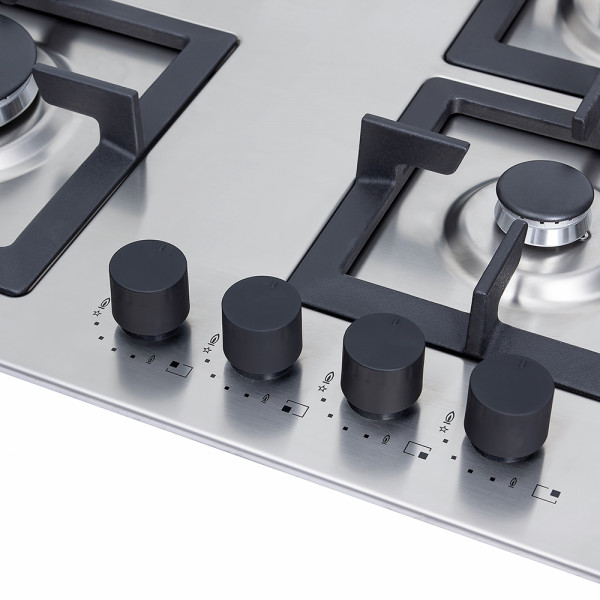Фото - Варочная панель газовая Perfelli HGM 6430 Inox Slim Line