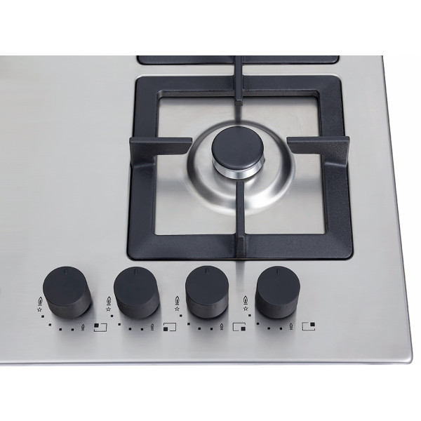 Фото - Варочная панель газовая Perfelli HGM 6430 Inox Slim Line
