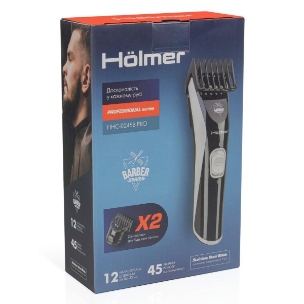Фото - Машинка для стрижки волосся Holmer HHC-0245B PRO