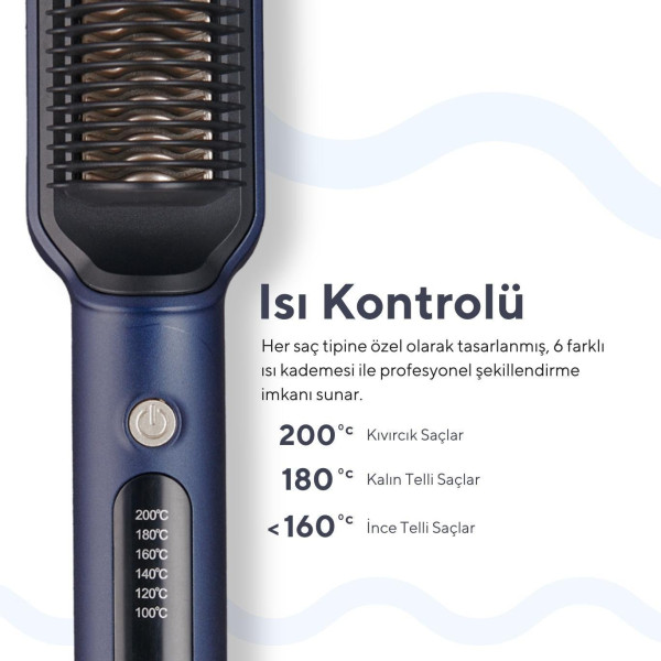 Фото - Выпрямитель волос Kumtel HHSB-01 BLUE
