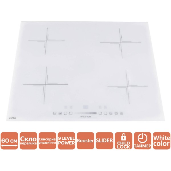 Фото - Варочная панель электрическая Ventolux HI 64 WH TC FBS SL