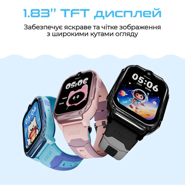 Фото - Детские часы HiFuture Kidguard G1 с GPS 4G и камерой Pink Purple