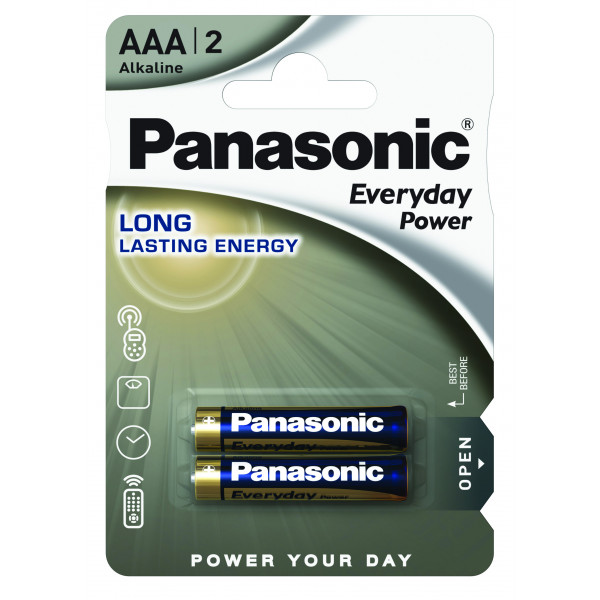 Фото - Батарейка тип AAA Panasonic EVERYDAY POWER AAA BLI 2 ALKALINE