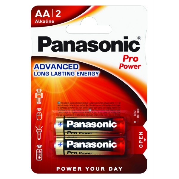 Фото - Батарейка тип AA Panasonic PRO POWER AA BLI 2 ALKALINE Фото - Батарейка тип AA Panasonic PRO POWER AA BLI 2 ALKALINE