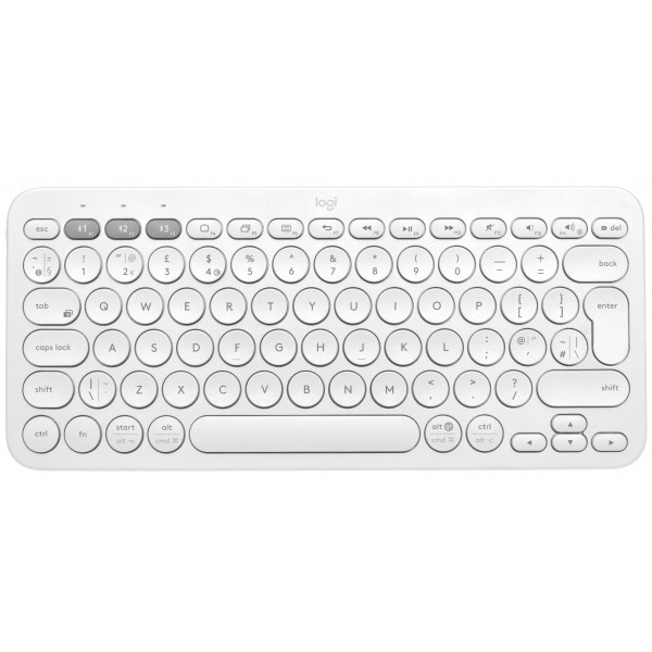 Фото - Клавіатура бездротова Logitech K380 White (920-009589)