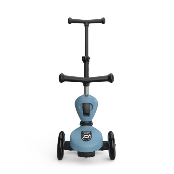 Фото - Триколісний самокат Scoot&Ride Highwaykick-1 Push and Go Gray-Blue (SR-240527-STEEL)