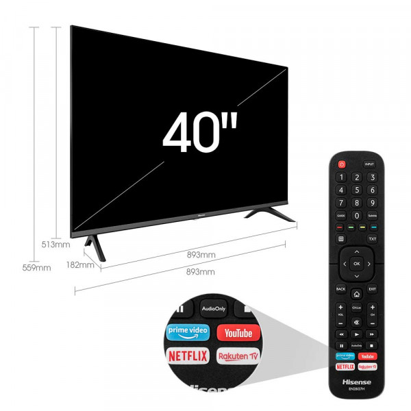 Фото - Телевизор Hisense 40B6700PA
