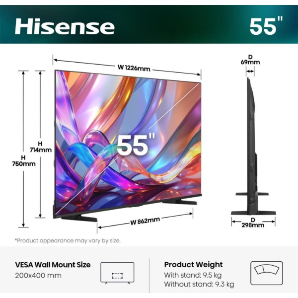 Фото - Телевизор Hisense 55E7S