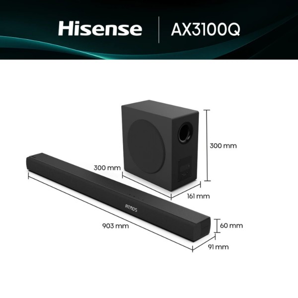 Фото - Саундбар Hisense AX3100Q