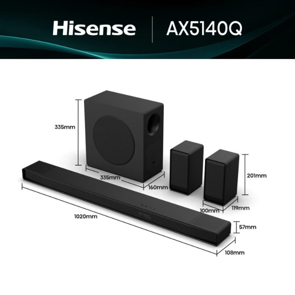 Фото - Саундбар Hisense AX5140Q