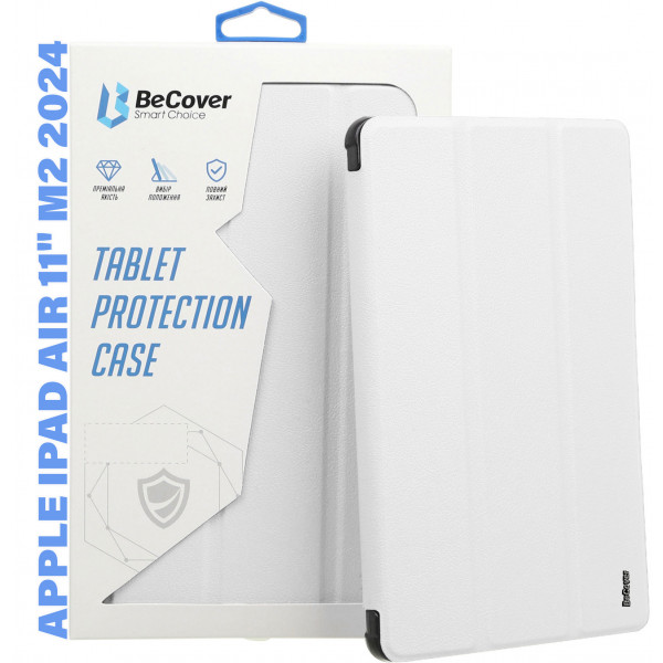 Фото - Чохол для планшета BeCover Smart Case for Apple iPad Air 11'' (M2)/iPad Air 11'' (M3) White (711597)