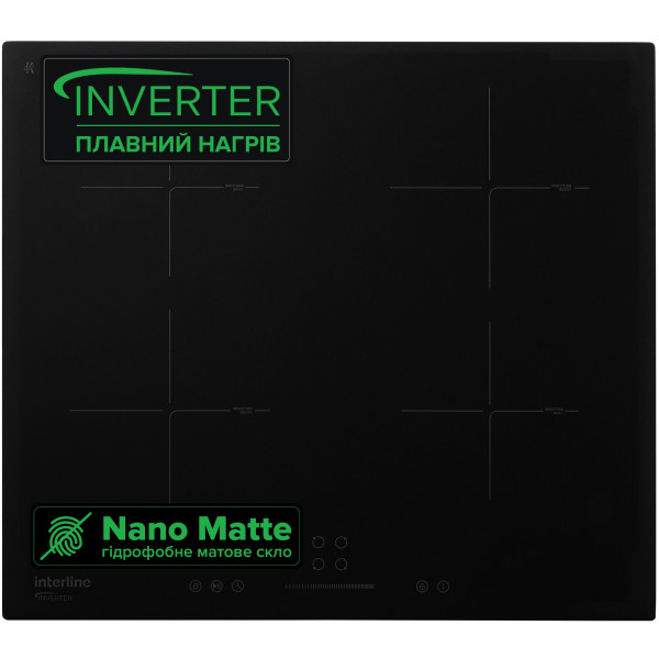 Фото - Варильна поверхня електрична Interline HIV 767 SIB BB Nano Matte