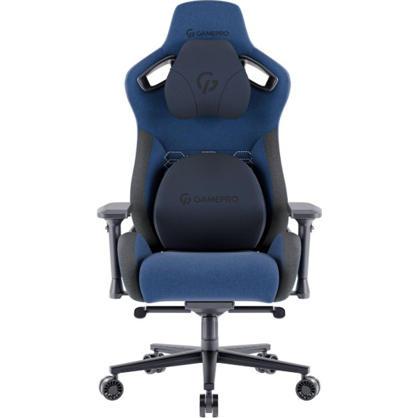 Фото - Крісло для геймерів GamePro Size XL Fabric Dark Blue (GC900DB)
