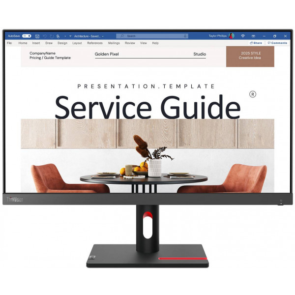 Фото - Монітор Lenovo ThinkVision S24i-30 (63DEKAT3EU)