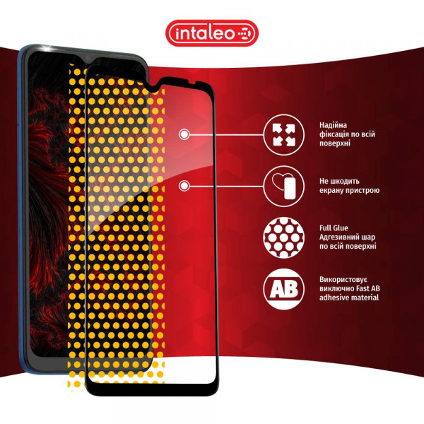 Фото - Захисне скло для смартфону Intaleo Full Glue for Tecno Pop 5 Black (1283126515477)