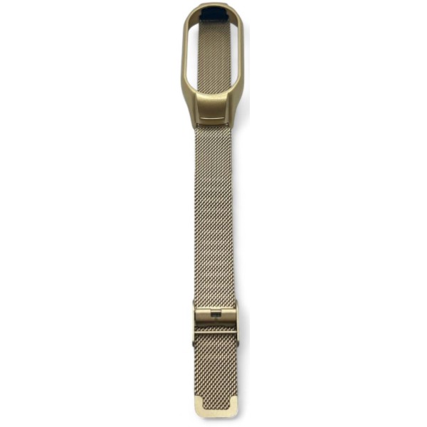 Фото - Ремінець для фітнес-браслета BeCover Metal for Xiaomi Mi Smart Band 9 Gold (711980)