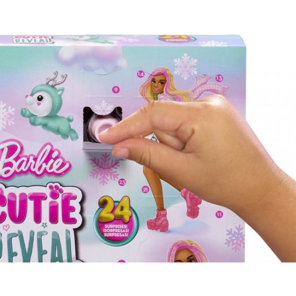 Фото - Ігровий набір Barbie Адвент-календар "Cutie Reveal" (HJX76)