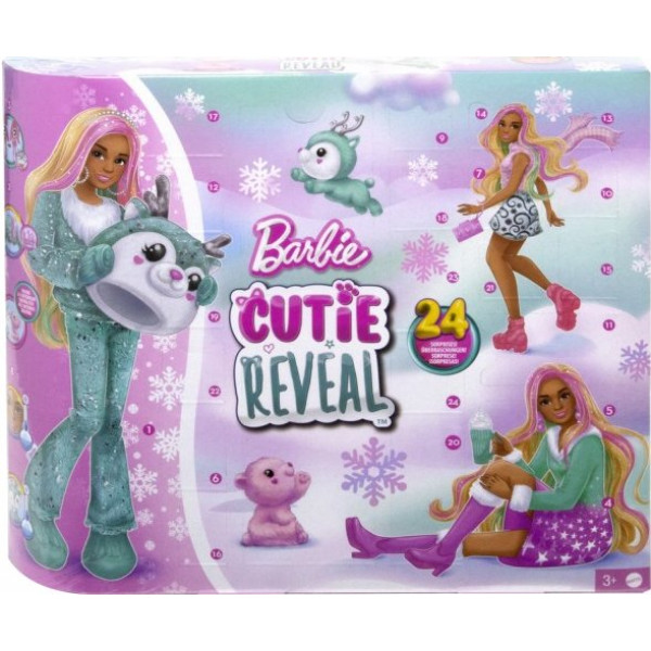 Фото - Ігровий набір Barbie Адвент-календар "Cutie Reveal" (HJX76)