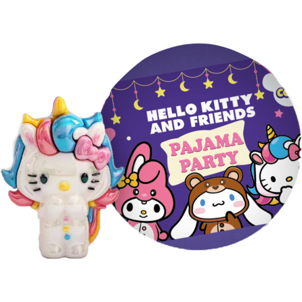 Фото - Ігрова фігурка-сюрприз Cool Things серии Hello Kitty - ПИЖАМНАЯ ВЕЧЕРИНКА в ассортименте (HK066)