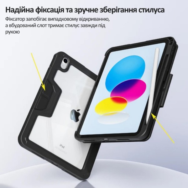 Фото - Чохол для планшета BeCover з кріпленням для Apple iPad 10.9" (2022/2024)/iPad (А16) 2025 11" Black (714966)